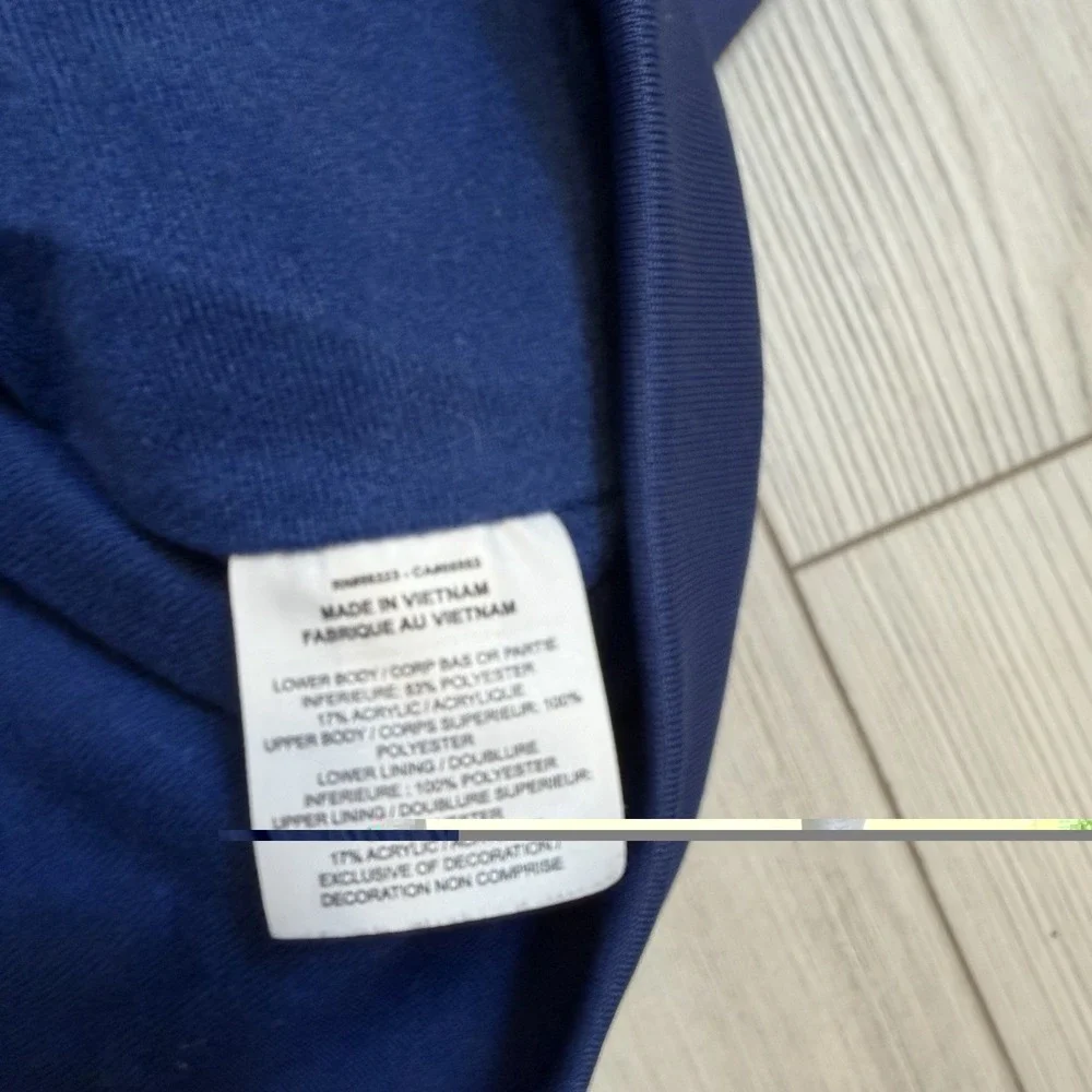 Nike Jacket Youth Large Navy Black Fleece Full Zip Windrunner Pockets AA0069‎